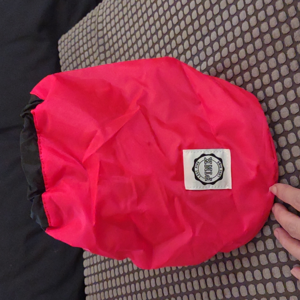 Victoria's secret pink drawstring bag